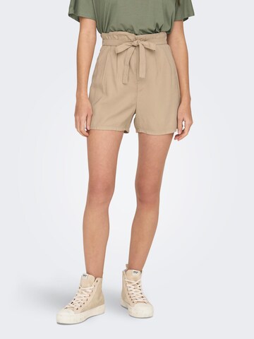 ONLY Regular Pleat-front trousers 'ARIS LIFE' in Beige: front