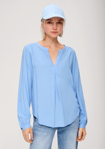 QS Bluse in Blau