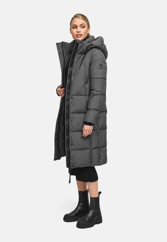MARIKOO Winter coat 'Chumanii XVI' in Grey