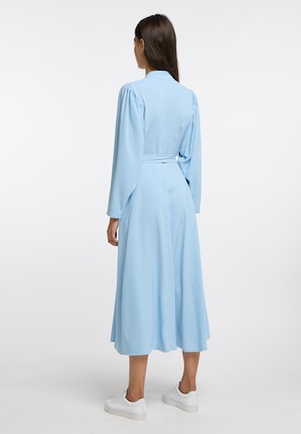 RISA Shirt Dress in Blue