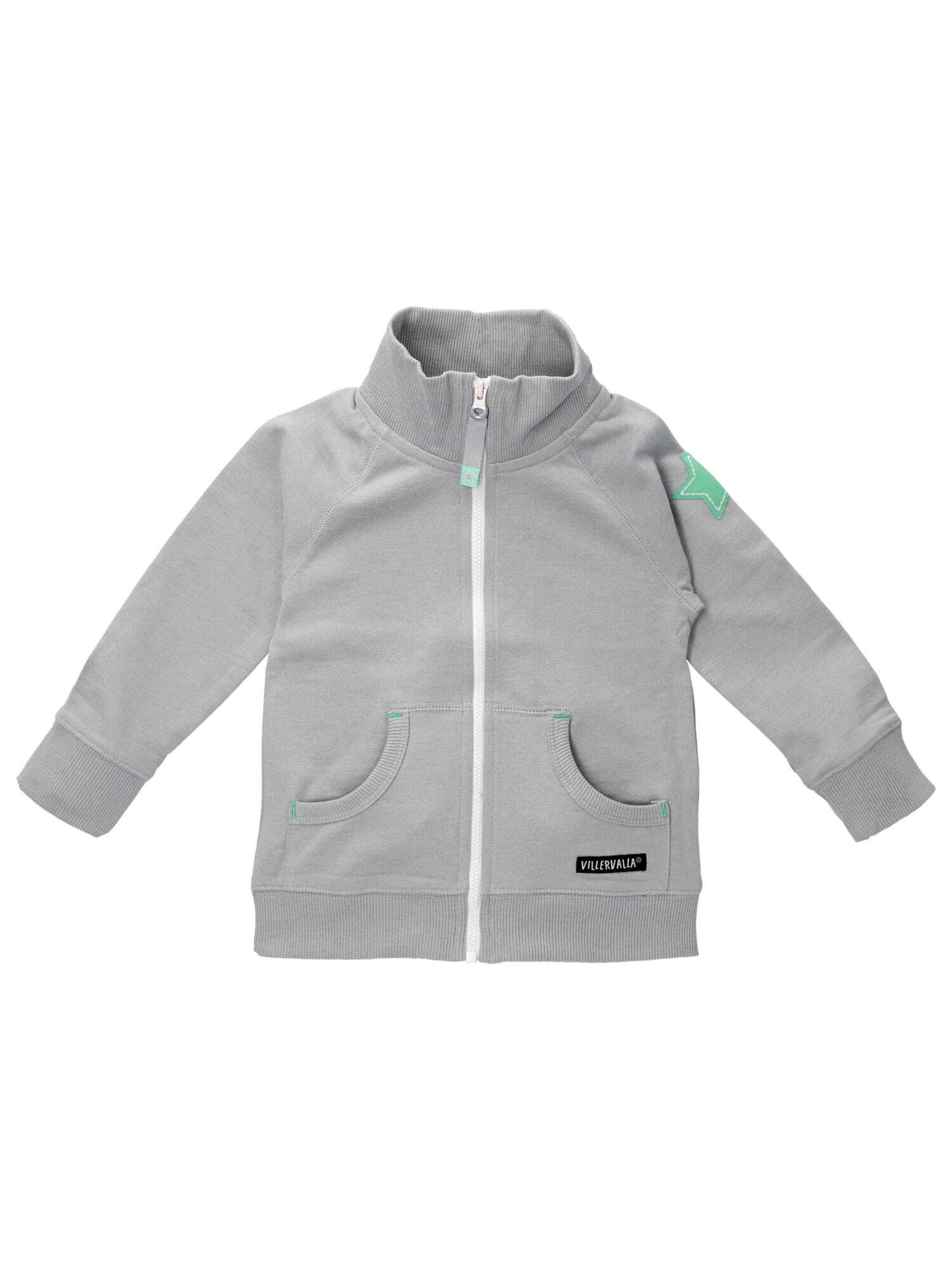Villervalla Sweatjacke in Grau: Vorderseite