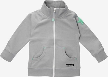 Villervalla Zip-Up Hoodie in Grey: front