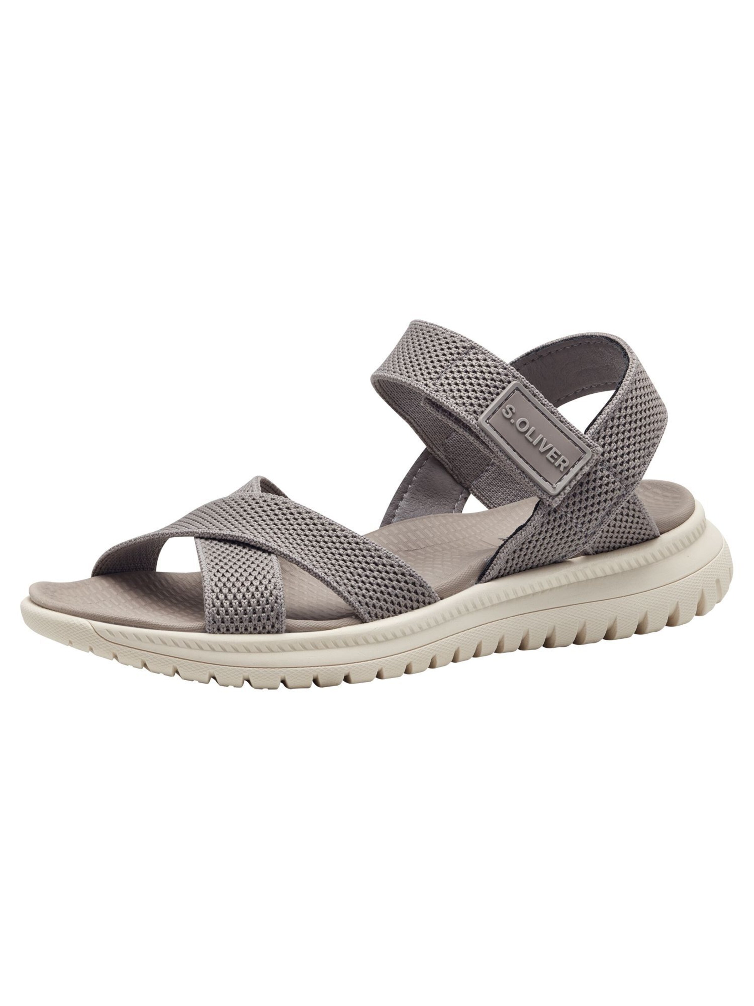 s.Oliver Sandale in Beige: Vorderseite