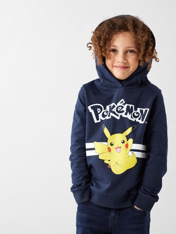 NAME IT Sweatshirt 'Pokemon' in Blauw