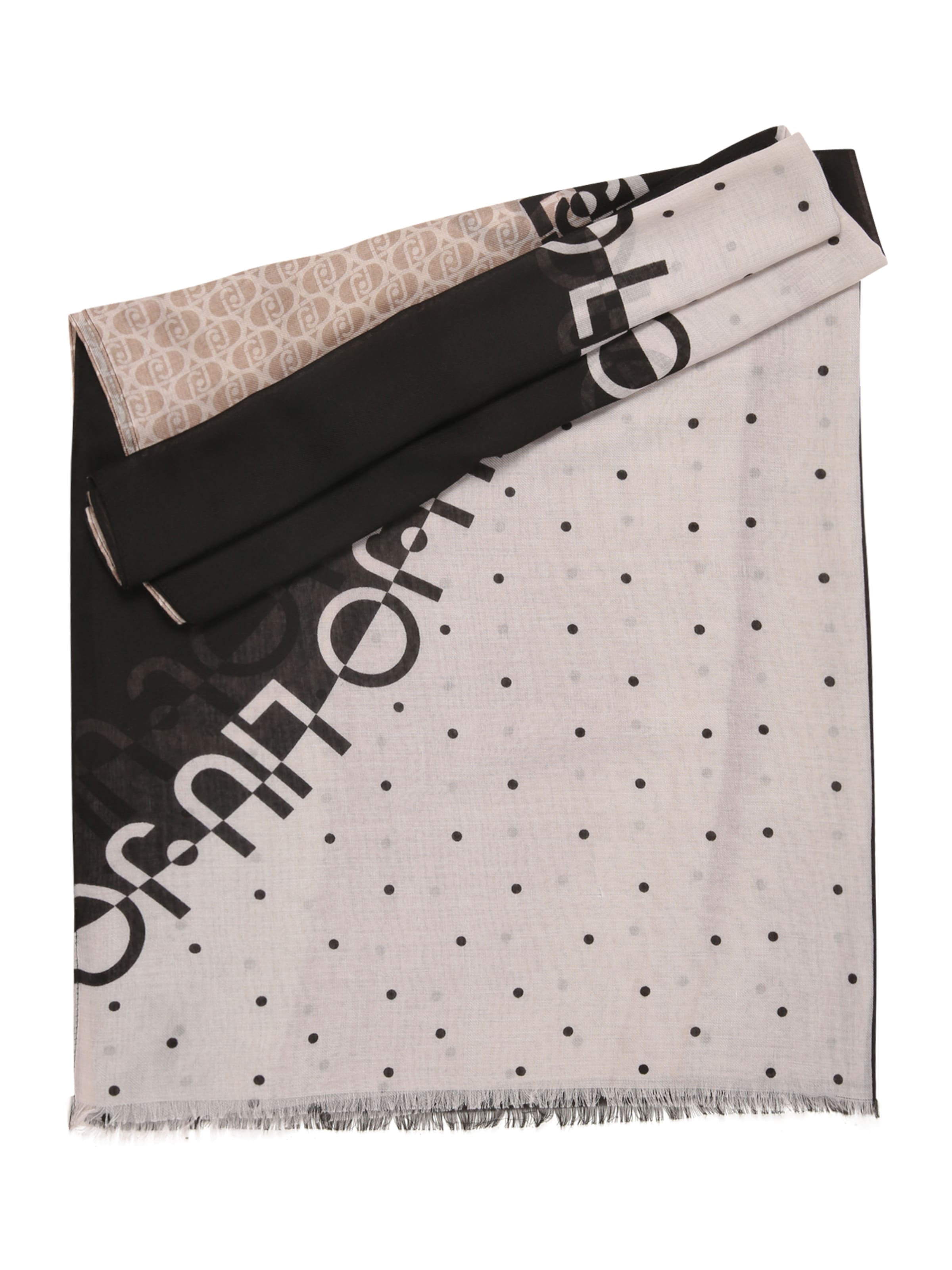 Liu Jo Шарф в Черный: спереди