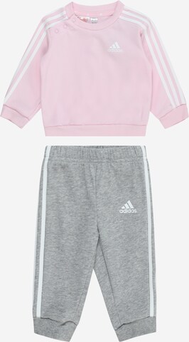 ADIDAS SPORTSWEAR - Fato de treino 'Essentials' em cinzento: frente