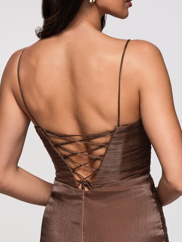 Ombre Evening dress in Brown