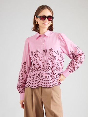 YAS Блузка 'YASLUMA' в Лиловый: спереди