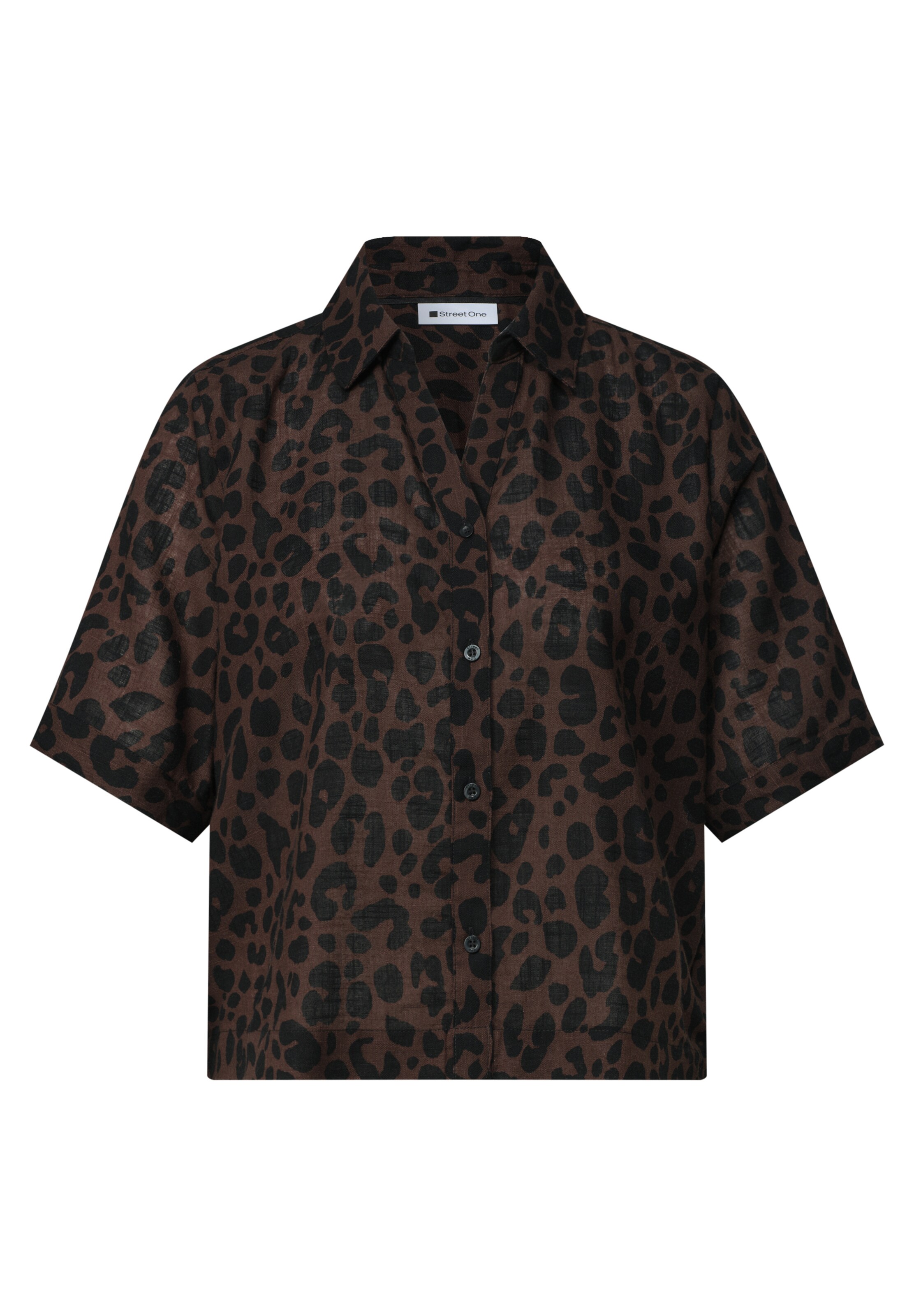 STREET ONE Bluse in Braun: Vorderseite