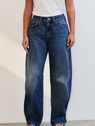 Next Loosefit Jeans i blå: framsida