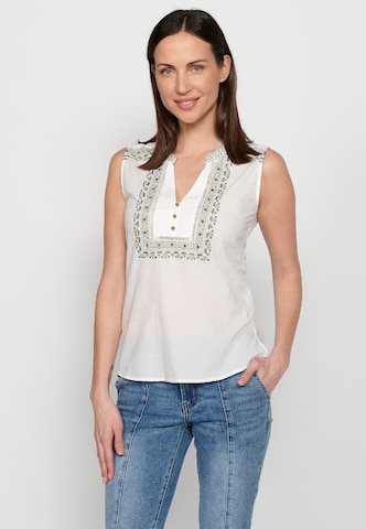 KOROSHI Blouse in White