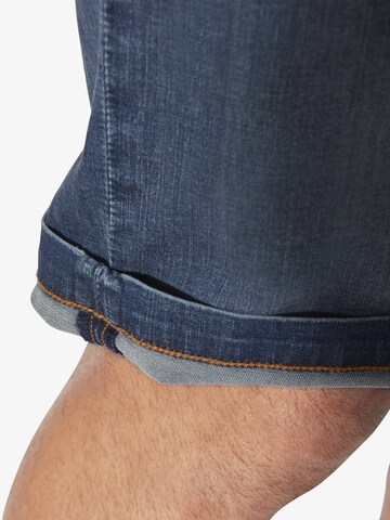Jan Vanderstorm Loosefit Jeansbermuda ' Brolle ' in Blau