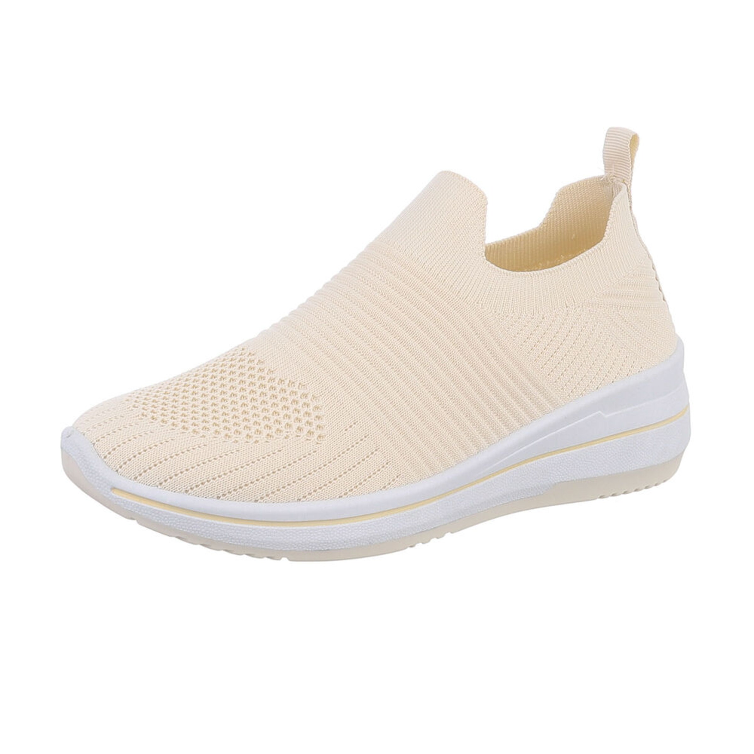 Ital-Design Slip On in Beige: Vorderseite