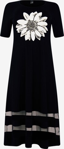 Yoek Dress in Black: front