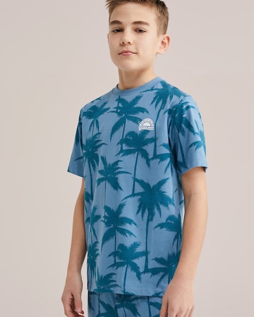 WE Fashion Пижама в Синий: спереди