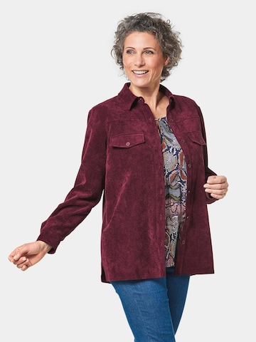 Goldner Between-Season Jacket in Purple: front