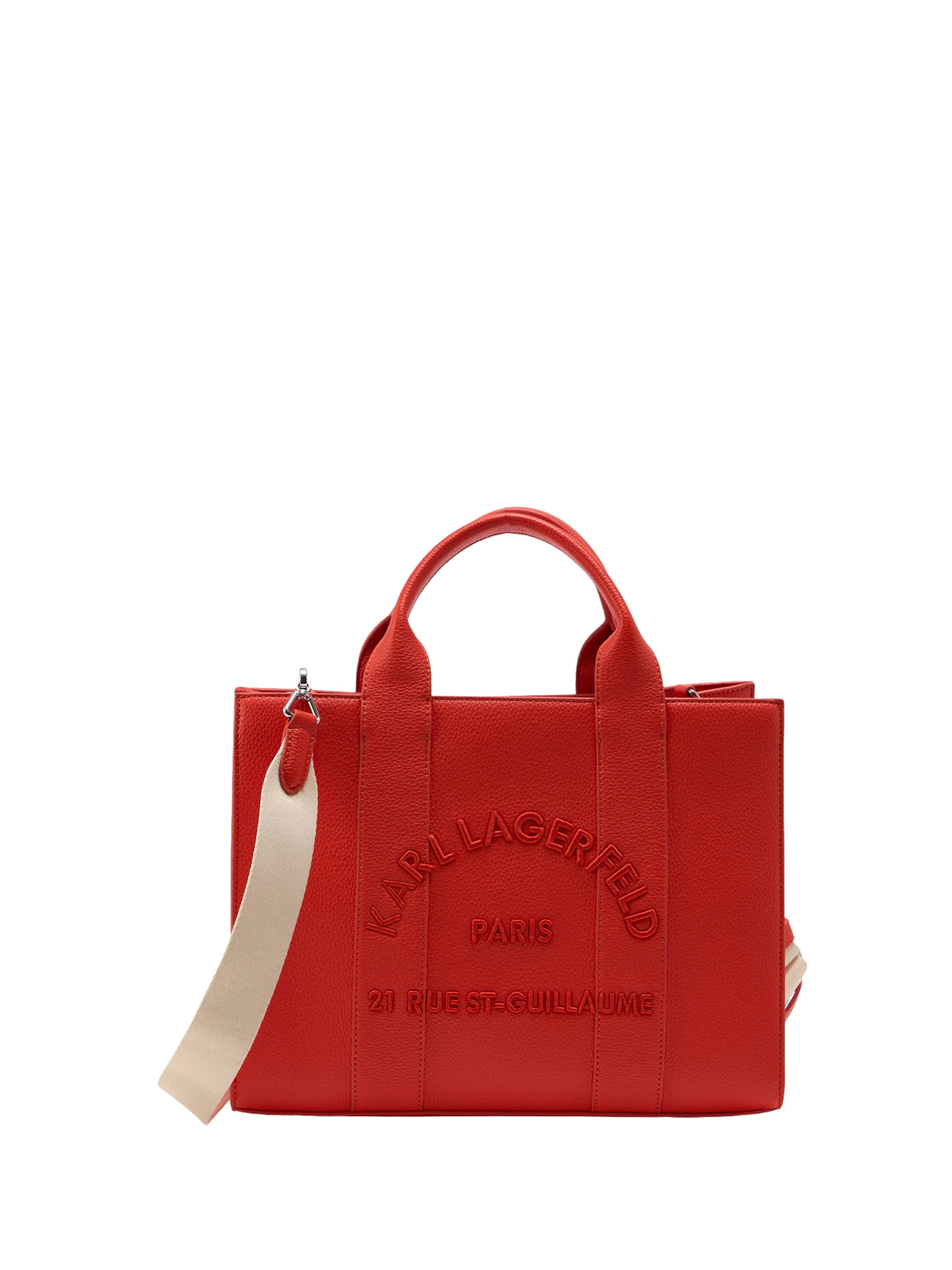 Karl Lagerfeld Τσάντα χειρός σε πορτοκαλί: μπροστά