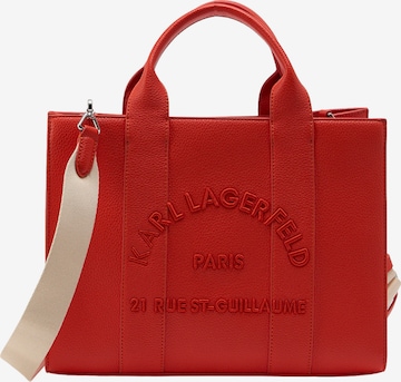 Karl Lagerfeld Handtasche in Orange: Vorderseite