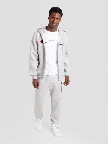 Champion Authentic Athletic Apparel - Sudadera con cremallera en gris