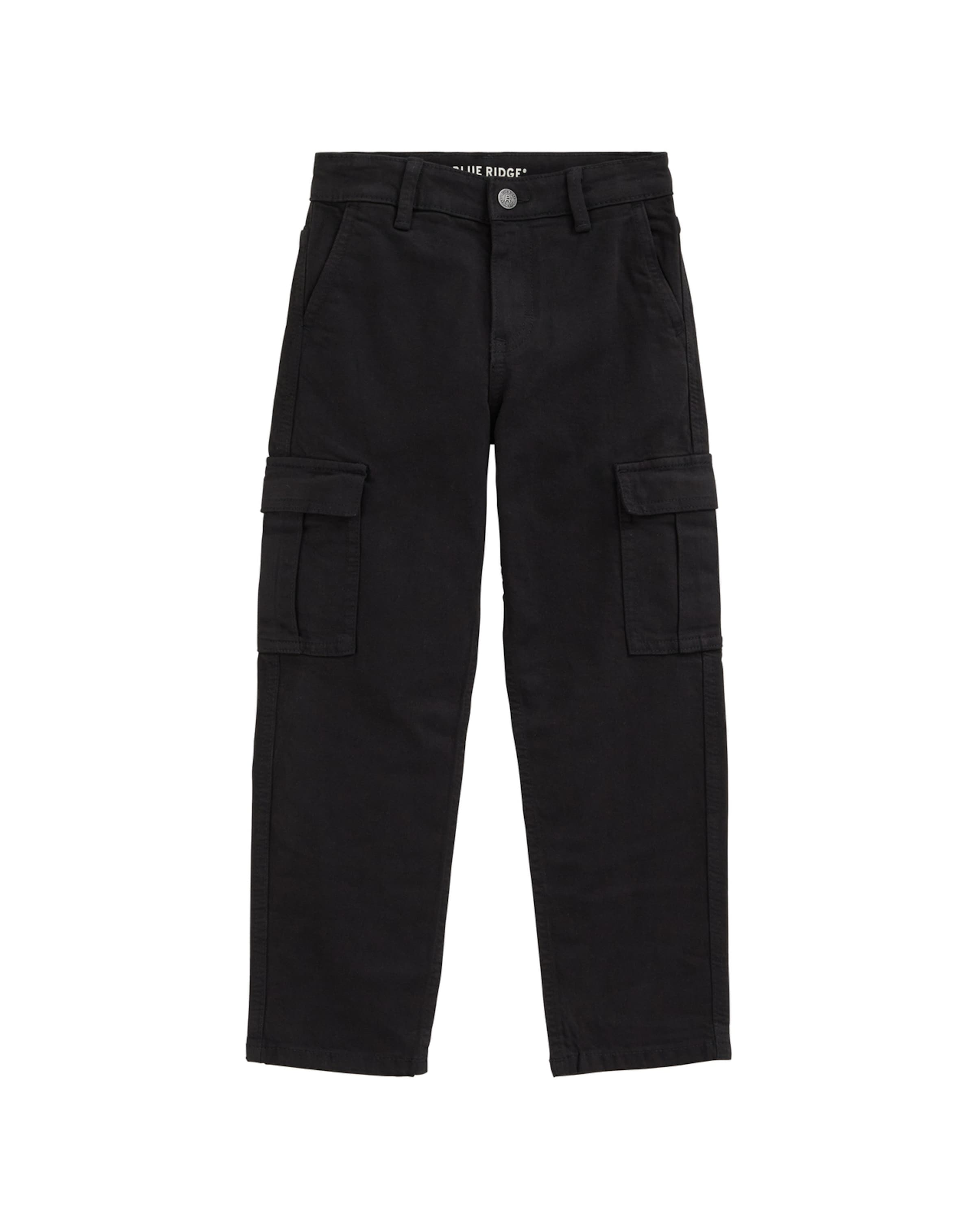 WE Fashion - Loosefit Vaquero en negro: frente
