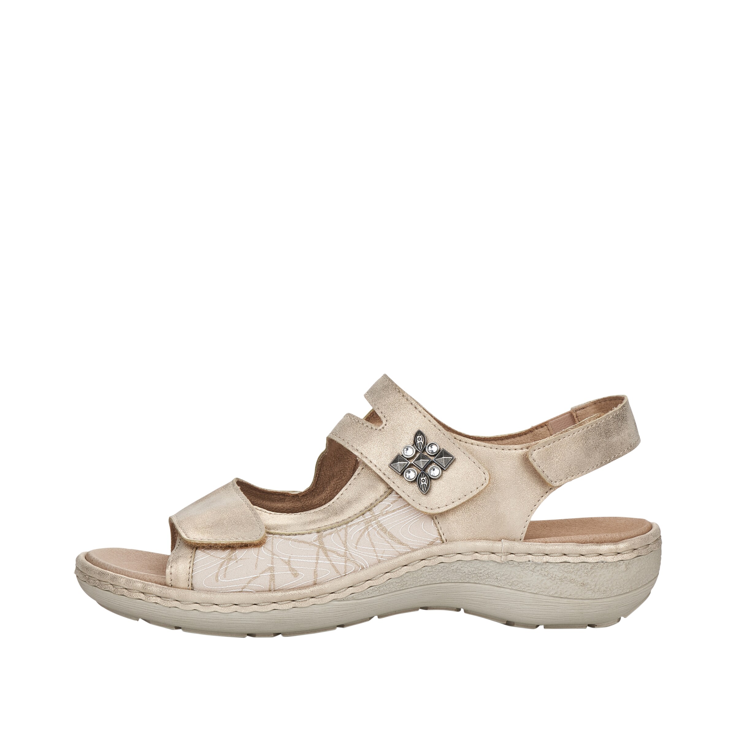 REMONTE Strap Sandals in Beige