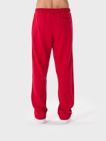 Ossy Homer Loose fit Workout Pants '450 GSM Heavy Cotton' in Red