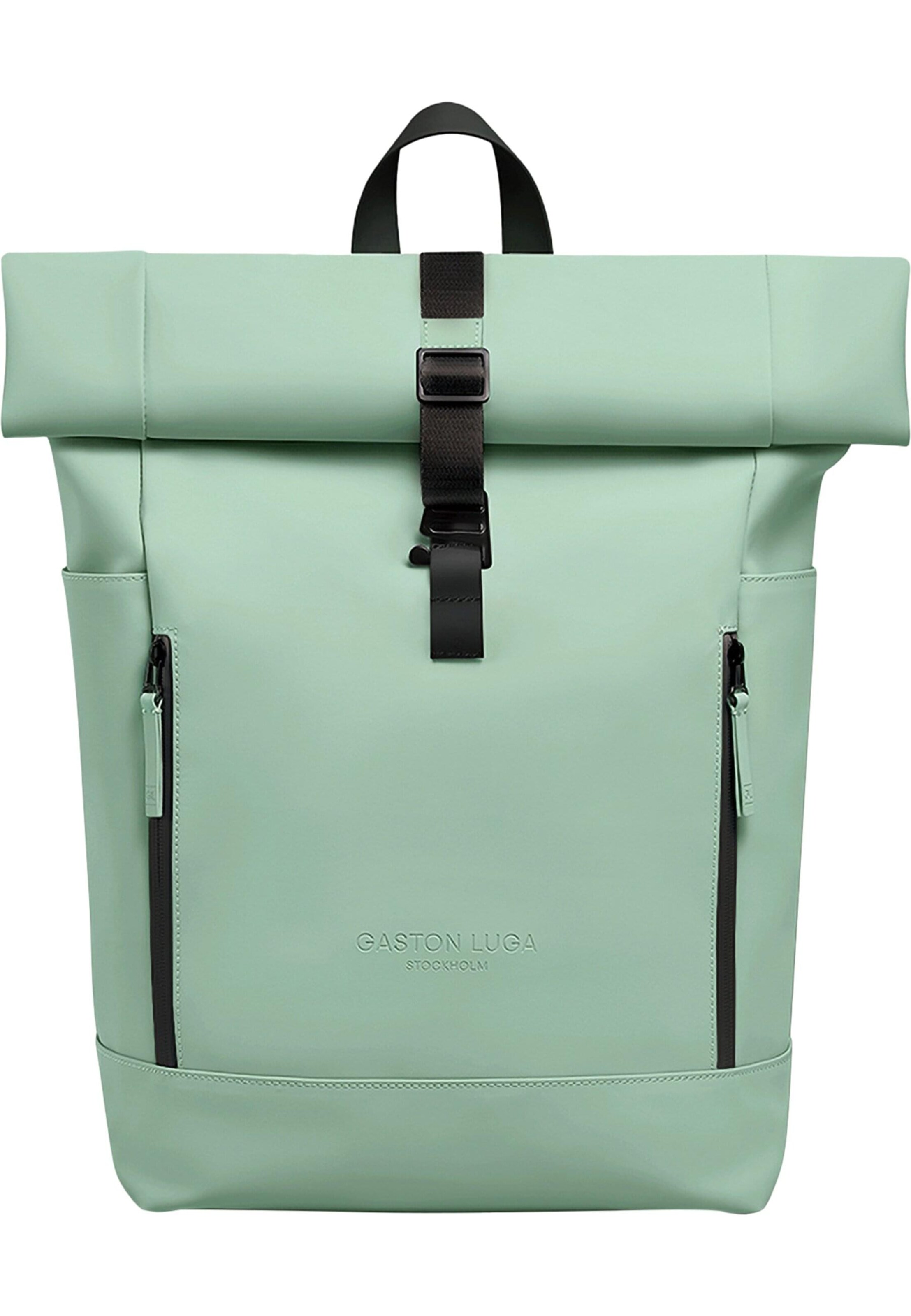 Zaino di Gaston Luga in verde: frontale