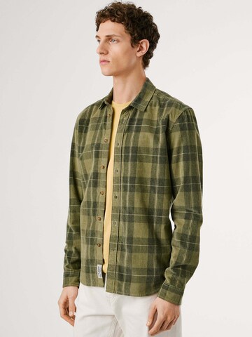 Pepe Jeans Regular fit Button Up Shirt 'Caster' in Green