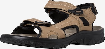 MARCO TOZZI Hiking Sandals in Beige: front