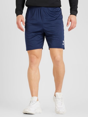 Regular Pantalon de sport 'AUTHENTIC' Hummel en bleu : devant