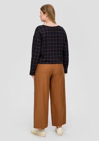 TRIANGLE Wide leg Trousers in Brown