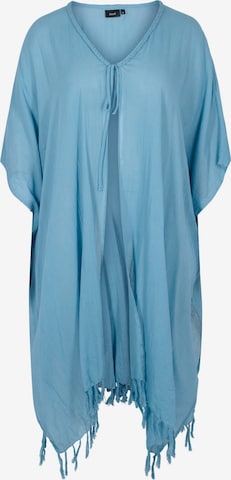 Swim by Zizzi Kimono 'SULVA' in Blue: front