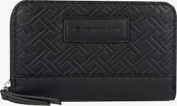 TOM TAILOR Wallet 'Mirenda' in Black: front