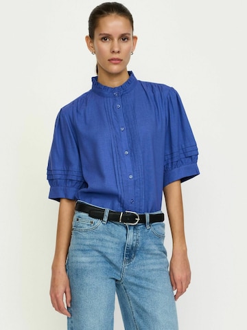 Soft Rebels Shirt ' SRYindi ' in Blau: Vorderseite