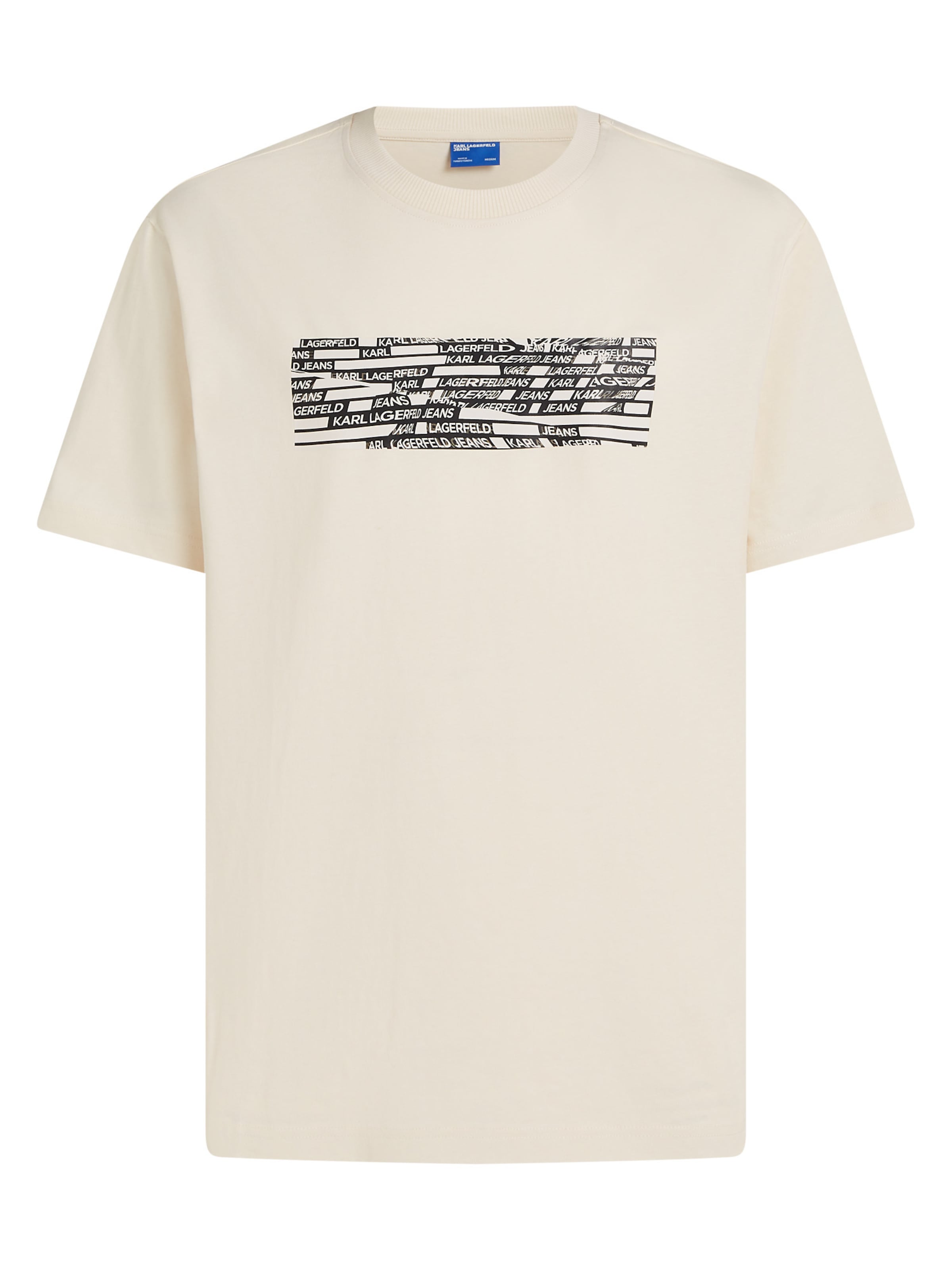 KARL LAGERFELD JEANS Shirt in Beige: voorkant