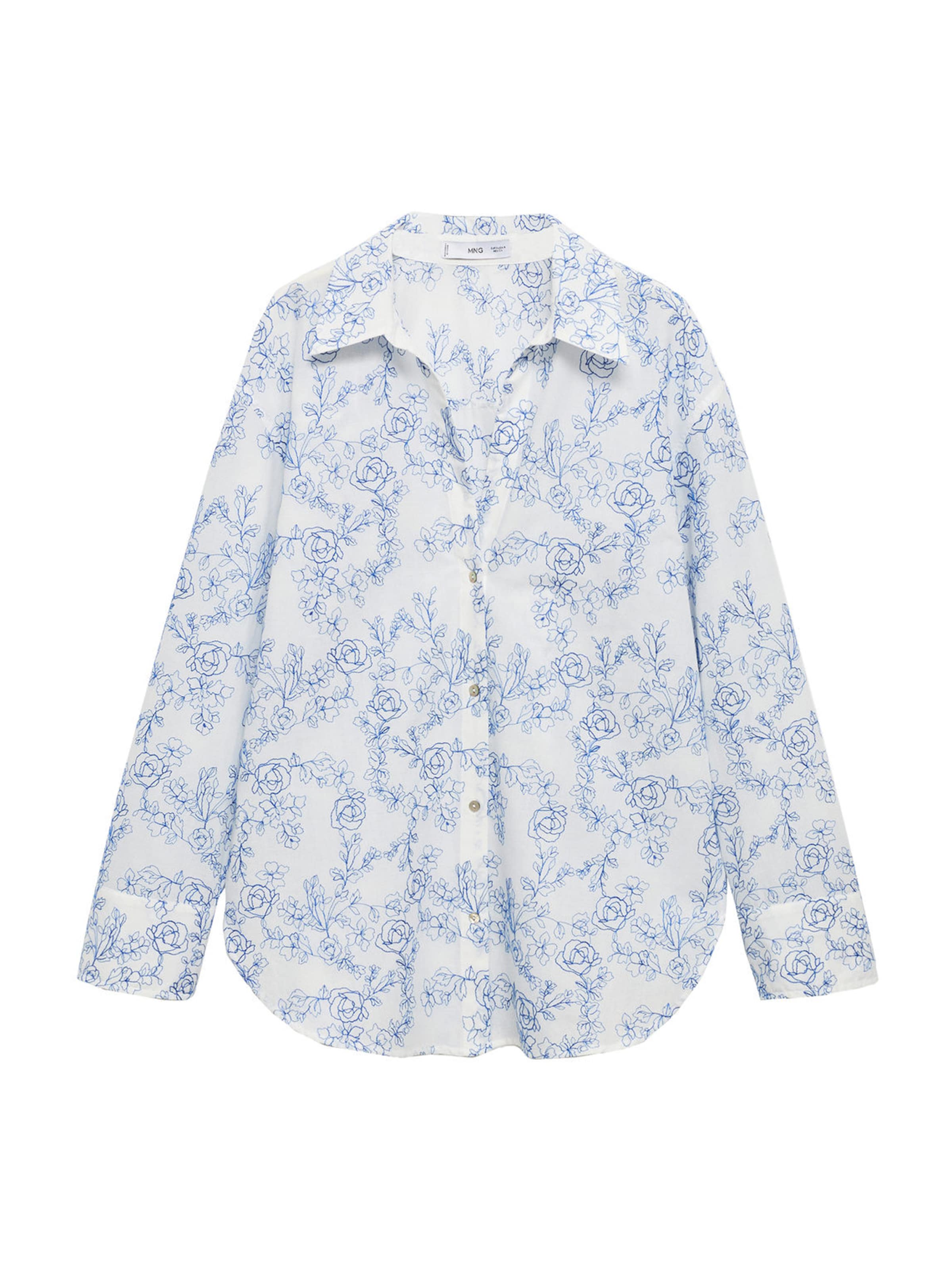 Chemisier 'RITA' MANGO en blanc : devant