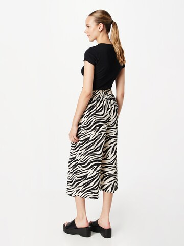 River Island Wide leg Παντελόνι πλισέ σε λευκό