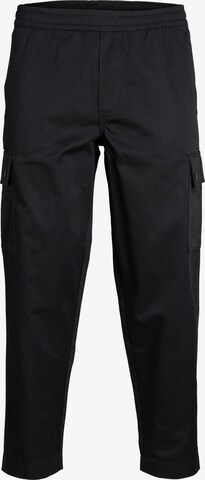 JACK & JONES - Pantalón cargo 'Bill Nap' en negro: frente