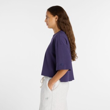 new balance - Camisa oversized em roxo