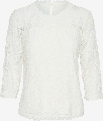 Cream Bluse 'CR Kit' i hvid: forside