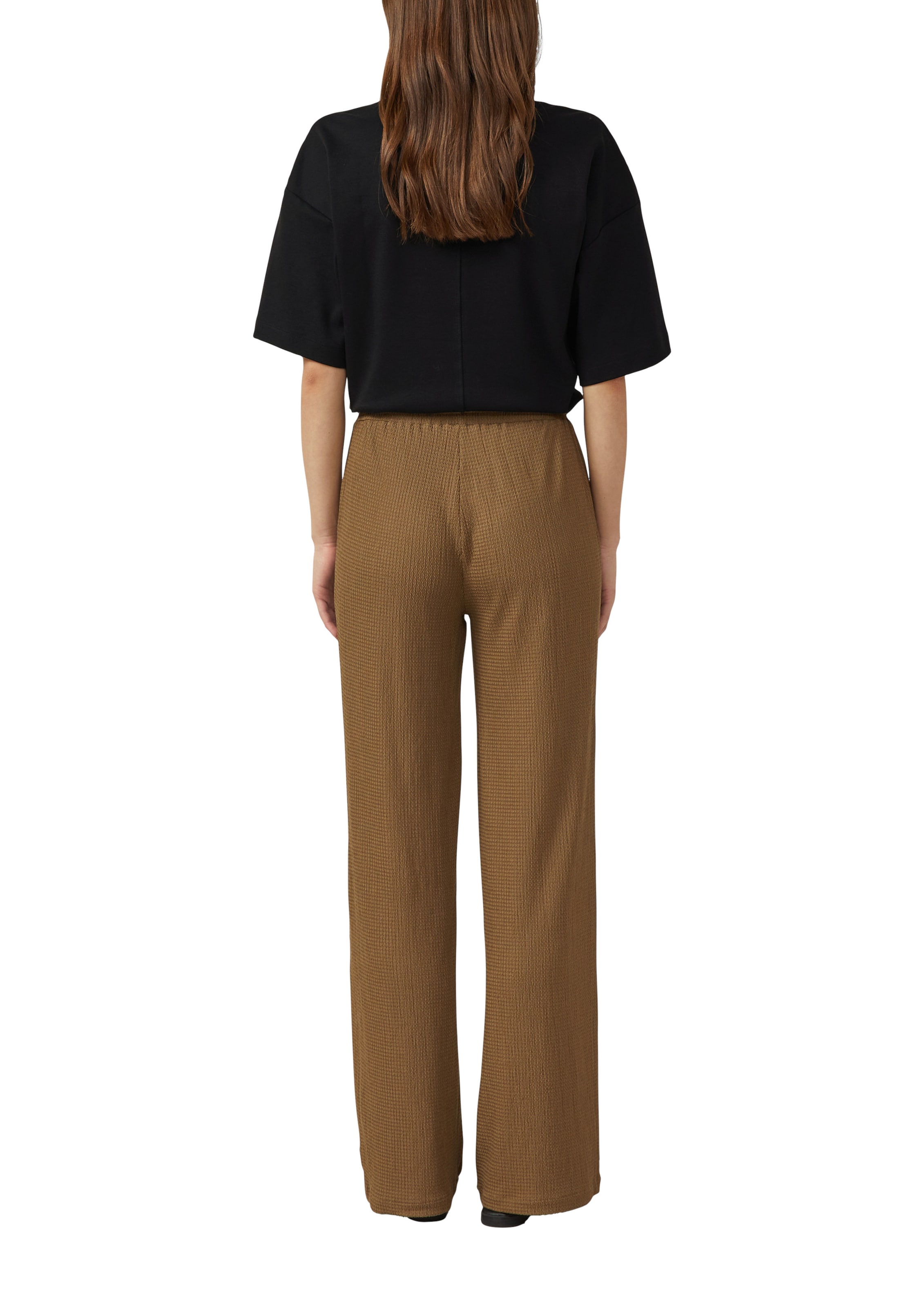 s.Oliver Wide leg Broek in Bruin