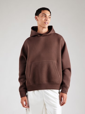 Nike Sportswear Mikina 'TCH FLC' – hnědá: přední strana