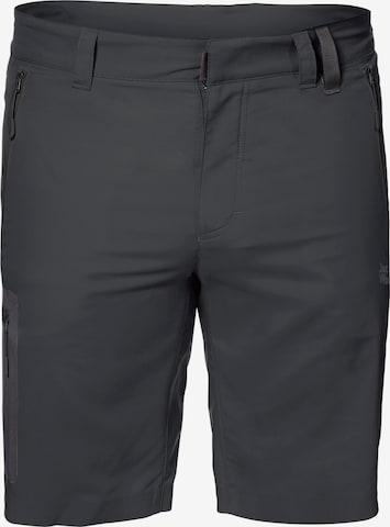 JACK WOLFSKIN Outdoor Pants 'Active Track' in Black: front