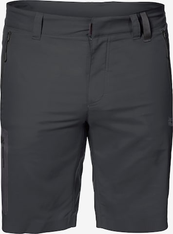 JACK WOLFSKIN Regular Outdoor trousers 'Active Track' in Black: front