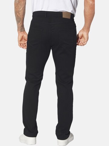 Jan Vanderstorm Loosefit Broek 'Sieghart' in Zwart