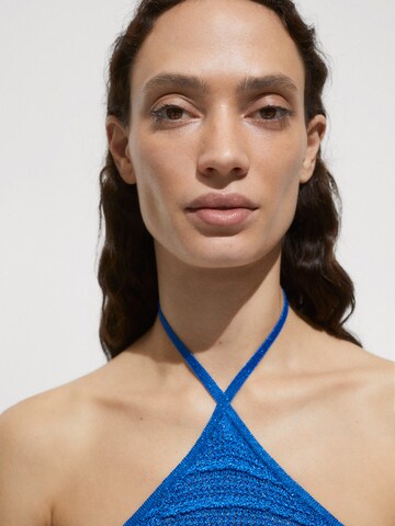 Robes en maille 'Milan' MANGO en bleu