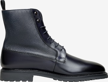 Henry Stevens Lace-Up Boots 'Winston PDB' in Blue