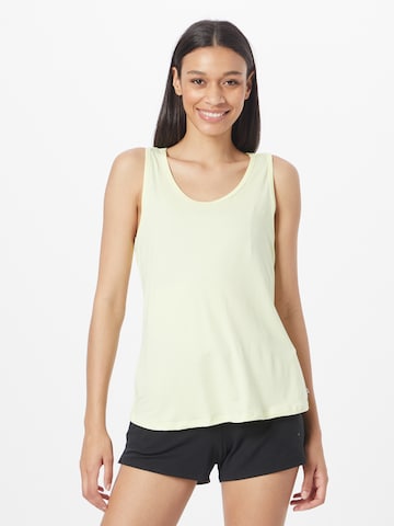 Marika Sports Top in Yellow: front