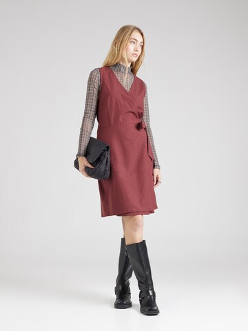 PIECES Dress 'PCLARISA' in Red