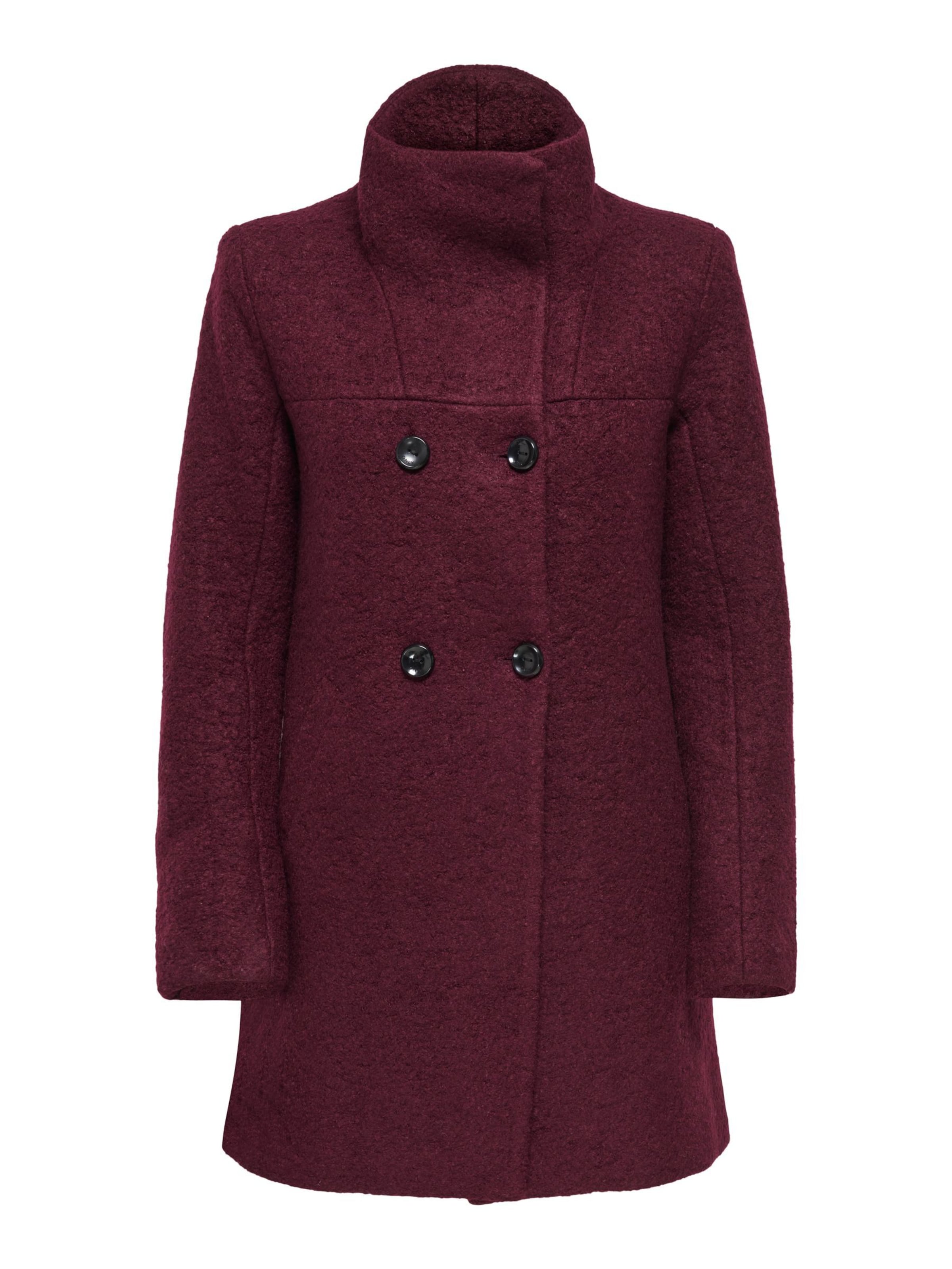Manteau mi-saison 'ONLNew Sophia' ONLY en rouge : devant